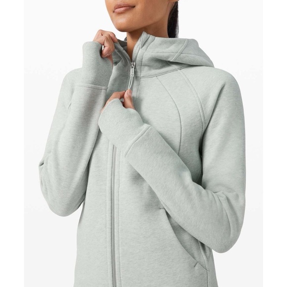 Lululemon Scuba Hoodie *Light Cotton Fleece - Heathered Island Mist - Picture 2 of 12